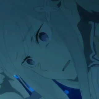 🤍 Emilia Re:Zero − Starting Life in Another World Anime, Emilia, Re:Zero, Waifu telegram sticker