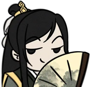 🌝 การ์ตูน, ตัวละคร, แฟน, เอเชีย, ผู้ชาย whatsapp sticker