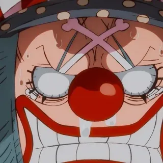 🤡 Buggy the Clown One Piece アニメ, ワンピース, バギー, ピエロ, 海賊 telegram sticker
