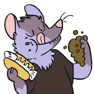 Aylor Possum telegram stickers