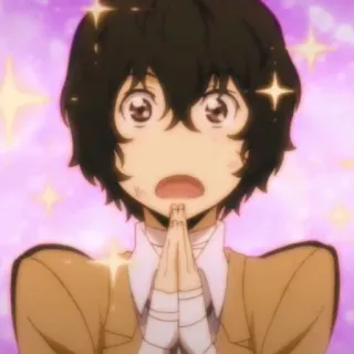 🥺 Dazai Osamu Bungou Stray Dogs Anime, Bungou Stray Dogs, Dazai Osamu, Fanart, Personnage, Dessin animé telegram sticker