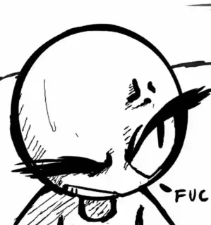 ⏯ FUC 불쾌한, 욕설, 만화, 분노 만화, 불경, 분노, 나쁜 말 telegram sticker
