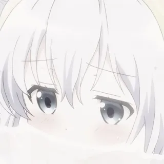 🩰 anime, girl, cute, eyes, cartoon telegram sticker