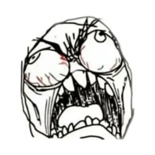 👍 Rage Guy Rage Comics telegram sticker