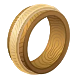 💍 anello, legno, anello in legno, gioielli, accessorio, texture legno telegram sticker