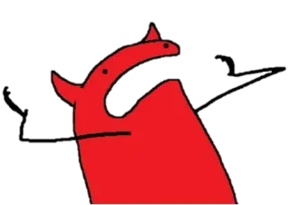 😩 kartun, setan, gambar batang, gestur ofensif, jari tengah telegram sticker