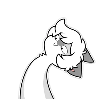 👶 desenho animado, adesivo, gato, animal telegram sticker
