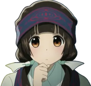 🐻 anime, cartoon, manga, girl, character, cute, portrait telegram sticker