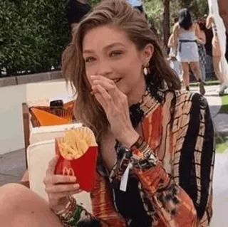 Gigi Hadid², @Autocollant whatsapp stickers