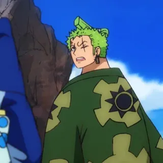 🐉 Zoro One Piece Аниме, Ван Пис, Зоро, Ророноа Зоро, Мечник, Пират telegram sticker
