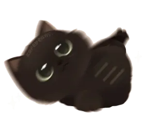 🐾 猫, 中指, 失礼, 不快, ステッカー, 子猫, ユーモア telegram sticker