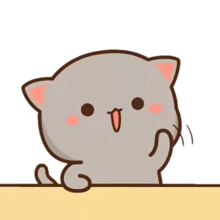 ✨ mèo, ngón giữa, xúc phạm, dễ thương, động vật, nhãn dán telegram sticker
