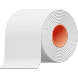 🧻 rotolo, adesivo, vuoto, bianco, adesivo whatsapp sticker