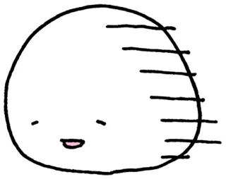 😥 Персонаж, Лицо, Стикер, Мультфильм, Выражение, Иллюстрация whatsapp sticker