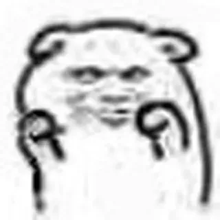 😀 meme, funny, internet, bear, drawing telegram sticker