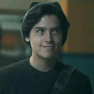 🌙 Jughead Jones Riverdale Jughead, Riverdale, Cole Sprouse, Drama adolescente, Série CW, Série de TV, Personagem telegram sticker