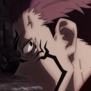 👹 Sukuna Jujutsu Kaisen Anime, Manga, Fluch, Dämon, Ryomen Sukuna whatsapp sticker