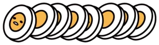 🍳 Gudetama Гудетама, яйцо, ленивый, каваи telegram sticker