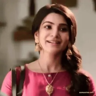 😍 Samantha Ruth Prabhu actress, indian, samantha, south indian, woman, celebrity whatsapp sticker