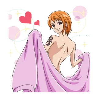 🥰 Nami One Piece Anime, Kartun, Gadis, Karakter, Nami telegram sticker