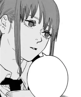 😒 Makima Chainsaw Man anime, manga, chainsaw man, makima, character telegram sticker