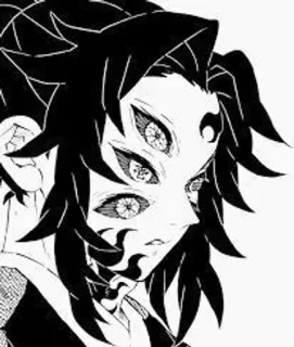 🌓 Kokushibo Demon Slayer quỷ, anime, manga, Kokushibo, trăng, thượng huyền telegram sticker