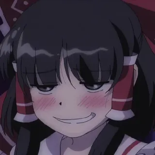 🥴 Аниме, Девушка, Ухмылка, Милый, Мультфильм, Манга telegram sticker