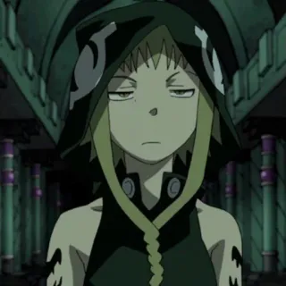 🐍 Medusa Gorgon Soul Eater witch, anime, magic, serpent, villain telegram sticker