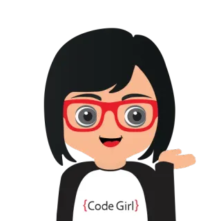 💁 Code Girl プログラミング女子, コーディング, 女の子, メガネ, コンピュータ, プログラミング telegram sticker