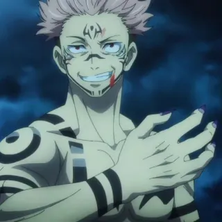 🎸 Ryomen Sukuna Jujutsu Kaisen Anime, Manga, Vervloekte Geest, Demon, Sukuna, Ryomen Sukuna, Jujutsu Kaisen telegram sticker