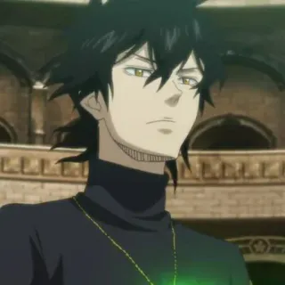 💛 Yuno Black Clover Anime, Personagem, Mangá, Black Clover, Yuno telegram sticker
