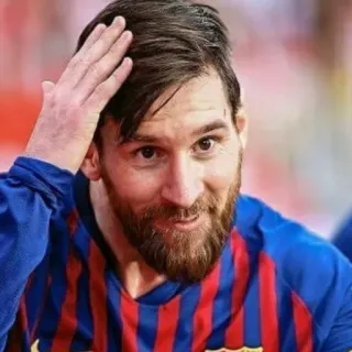 🎲 Lionel Messi ฟุตบอล, นักกีฬา, เมสซี่, นักเตะ, ผู้เล่น telegram sticker