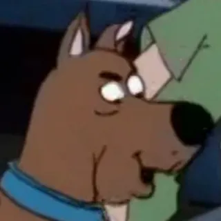 🍒 Scooby-Doo scooby doo, cartone animato, cane, animato, hanna barbera telegram sticker