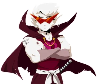 🙂 Dirk Strider Homestuck Dirk Strider, Homestuck, Anime, Kreskówka, Postać, Miecz, Peleryna telegram sticker