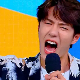 🤍 Wang Yibo chanteur, idole, célébrité, asiatique, microphone, performance, homme telegram sticker