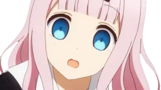 😦 Chika Fujiwara Kaguya-sama: Love Is War 动漫, 藤原千花, 辉夜大小姐想让我告白, 恋爱战争, 卡哇伊, 可爱, 漫画 telegram sticker