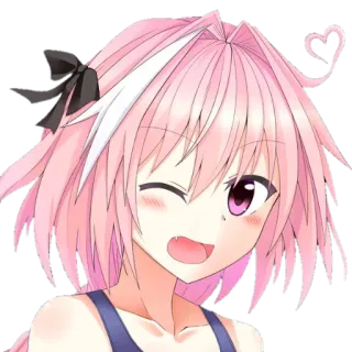 Astolfo Makes It Better telegram stickers