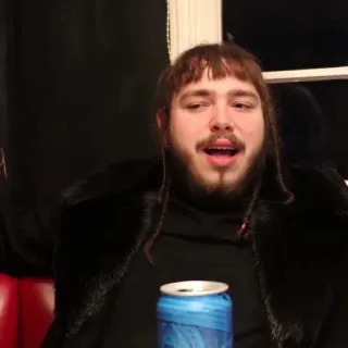 💸 Post Malone Post Malone, zanger, muzikant, beroemdheid, portret, persoon telegram sticker