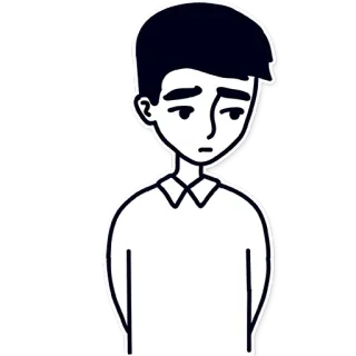 Sad Stickers whatsapp stickers