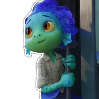 🙂 Luca luca, disney, pixar, zeichentrickfigur telegram sticker
