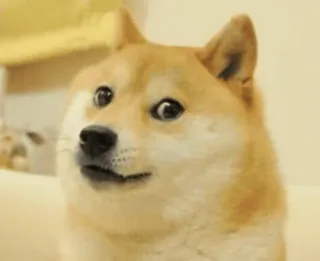 🫥 Doge doge, dog, meme, animal, funny, shiba inu telegram sticker