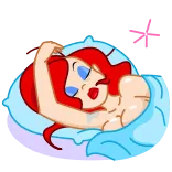 😴 Jessica Rabbit Who Framed Roger Rabbit Cartone animato, Dormire, Jessica Rabbit, Film, Letto telegram sticker