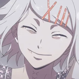 🖤 Juuzou Suzuya Tokyo Ghoul Anime, Tokyo Ghoul, Juuzou Suzuya, sorridente, personaggio whatsapp sticker