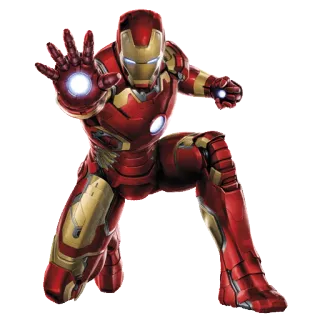 🤖 Iron Man アイアンマン, マーベル, スーパーヒーロー, アベンジャーズ, トニー・スターク, コミック telegram sticker