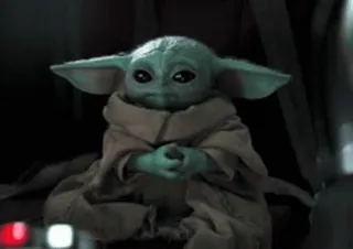 🟢 Grogu The Mandalorian Grogu, The Mandalorian, Baby Yoda, Star Wars, Disney+, süß whatsapp sticker