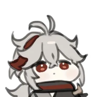 😙 Kaedehara Kazuha Genshin Impact 原神, 枫原万叶, 动漫, 游戏角色 telegram sticker