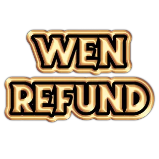 💰 WEN REFUND 退款, 金融, 钱, 请求, 加密货币, 金融 telegram sticker