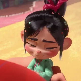 👾 Vanellope Wreck-It Ralph Vanellope, Ralph reichts, Disney, Figur, Cartoon, Animation whatsapp sticker