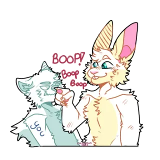 😊 BOOP! Boop Boop you telegram sticker