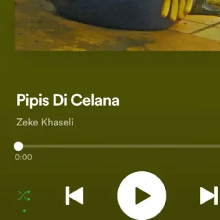 🙂 Pipis Di Celana
Zeke Khaseli Música, Canción, Spotify, Música indonesia whatsapp sticker